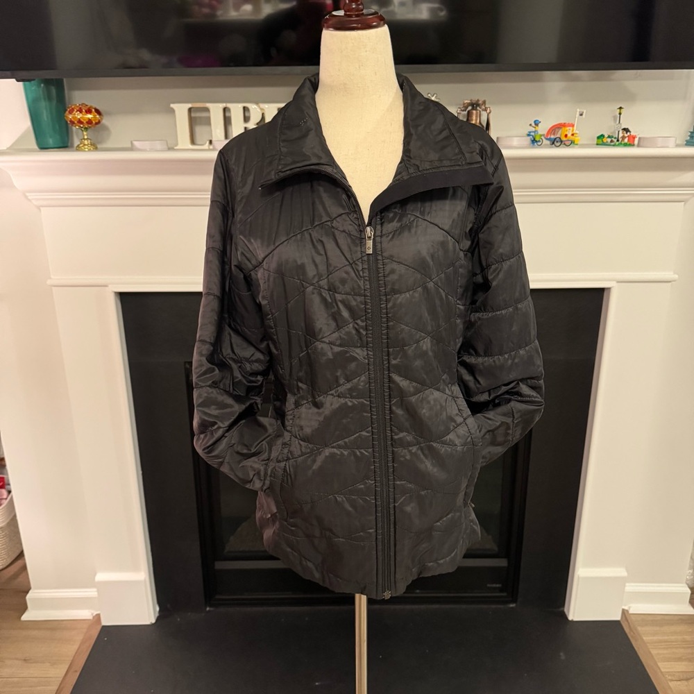 🖤 Columbia Omni-Heat & Omni-Shield Black Puffer Jacket — Women’s Medium - Picture 1 of 16